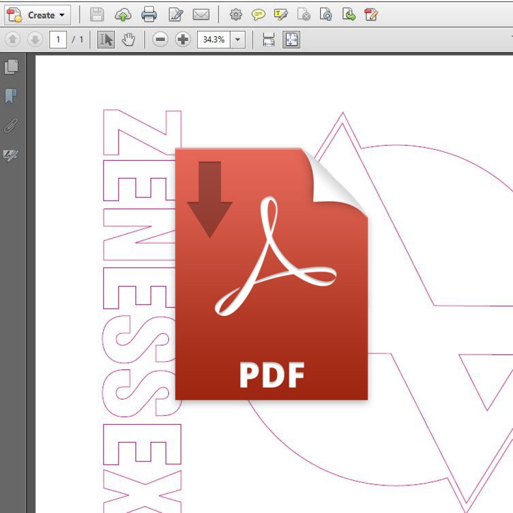 PDF Creation & Print Ready Artwork is essential to prepare your designs for print. It is essential that the documents are correctly set up and prepared for print correctly. ZX can help you in this daunting task.